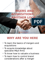 Mergers and Acquisitions - Another Look