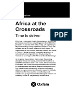 Africa at The Crossroads: Time To Deliver