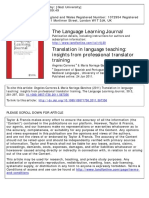 Translation in Language Teaching