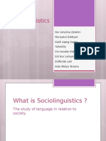 Sociolinguistics New