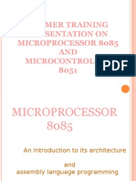 8085 and 8051 Presentation