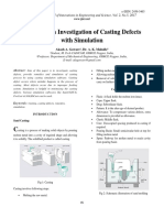 A Review On Investigation of Casting Defects With Simulation