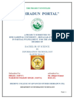 " Dehradun Portal": Bachelor of Science IN Information Technology BATCH 2014-17