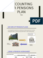 Tutor Accounting For Pensions Plan