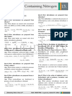 Compounds Containing Nitrogen: Questions & Answers