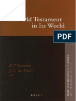 (OS 052) Gordon, de Moor (Eds.) - The Old Testament in Its World - Papers Read at The Winter Meeting January 2003 PDF