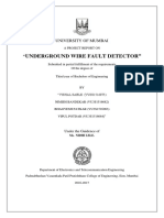 Underground Wire Fault Detector Project Report