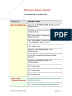 Thermo King Doc Library Booklist