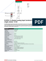 4-Channel Analog Input Terminal 4 20 MA, Single-Ended, 12 Bit