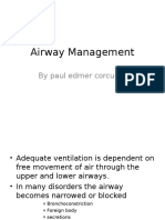 Airway Management: by Paul Edmer Corcuera