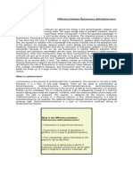 Difference Between Fluorescence and Luminescence