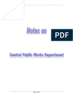 Notes On CPWD PDF