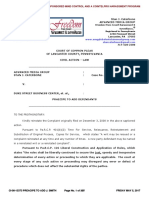 Lancaster County Court Case No. 08-CI-13373 Re PRAECIPE TO ADD DEFENDANTS JUDGE EDWARD G. SMITH May 5, 2017 PDF