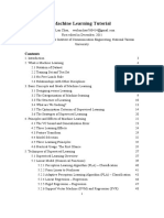 Machine Learning Tutorial PDF