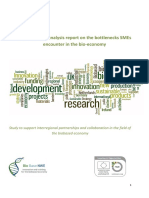 BBNWE Analysis Report On Bottlenecks SMEs Encounter in Bioeconomy Final