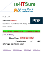 New Pass4itsure HP HPE0-J74 PDF - Foundations of HPE Storage Solutions Exam