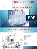 Synchronous Generator J.Majumder MIE Senior Faculty