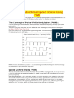 DC Motor Bidirectional Speed Control Using PWM PDF