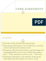 Subject-Verb Agreement