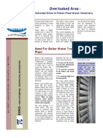 Pi Bond Collodial Silica in Power Plant Water Chemistry PDF