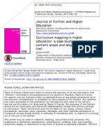 Curriculum Mapping in Higher Education: A Case Study and Proposed Content Scope and Sequence Mapping Tool