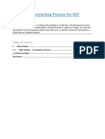 GST Subcontracting Process