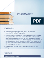 Pragmatics 