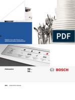 Bosch Dishwasher SMU50M05AU User Manual