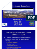 Thermally Forced Circulations