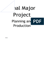 Final Major Projection Booklet