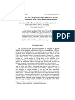 Study of CSDA and Extrapolated Ranges of Electrons in Some Selected Solvents in The Energy Range of 0.01-100 MeV