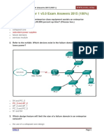 CCNA 3 Chapter 1 v5.0 Exam Answers 2015 100