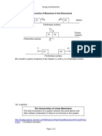 1-D Momentum Conservation 