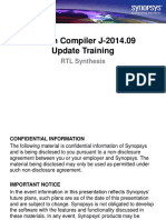 Design Compiler J-2014.09 TrainingUpdate