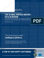 CB Insights Fintech Trends Report 2016