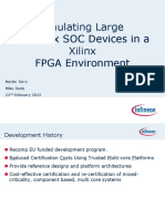 Emulating Large Complex SOC Devices in A Xilinx