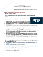 Info Sheet 3.4 - Troubleshooting Tips After Installing A New HDD