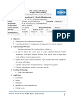 Department of Chemical Engineering: (An Autonomous Institution Affiliated To JNTUK, AP)