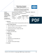 Department of Chemical Engineering: (An Autonomous Institution Affiliated To JNTUK, AP)