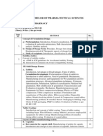 Third Year B Pharmacy Syllabus