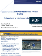 Best Practices in Pharmaceutical Freeze - Drying