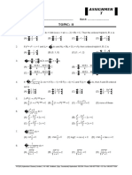 Indefinite Integration Practice Sheet