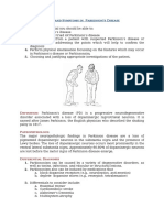 3 Clinical Features of Parkinsons Disease