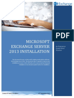 Microsoft Exchange Server 2013 Installation: An Enterprise Grade Email Solution