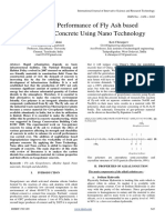 Review On Performance of Fly Ash Based Geopolymer Concrete Using Nano Technology