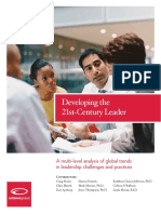 Developing The 21st-Century Leader - Global Trends in Leadership Challenges and Practices 2010 PDF