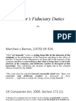 Directors Fiduciary Duties