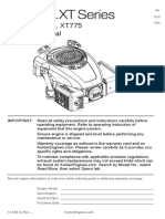 Kohler XT675 Owner's Manual 14 - 590 - 22 - EN