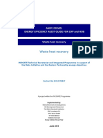 Waste Heat Recovery: AHEF.120.MD. Energy Efficiency Audit Guide For CHP and Hob