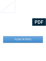 Flow in Pipes